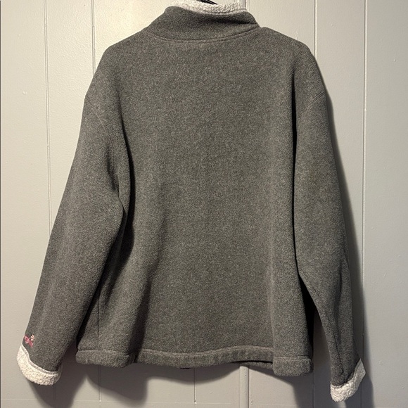 Vintage Disney Mickey Minnie Mouse Fleece Jacket Gray - Picture 5 of 5